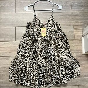 Silky babydoll dress.